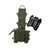 side top view of a tactical military style battery pouch for night vision retention in ranger green for pvs31 battery next to it side top view of a tactical military style battery pouch for night vision retention in ranger green for pvs31 battery next to it