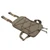 A Collapsed Collapsible Gas Mask Bag