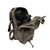 open Ranger Green gas mask bag with gas mask inserted