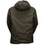 Rear view of Type B Jacket with Hood in Ranger Green