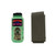 Front view of a tactical military style Nalgene pouch in ranger green with bottle next to pouch Front view of a tactical military style Nalgene pouch in ranger green with bottle next to pouch