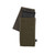 Front view of a tactical military style ar15 mag pouch that holds 2 magazines in Ranger Green with magazines, flap open