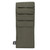 rear closed view of a tactical military style tourniquet pouch that holds 2 TQ's in ranger green rear closed view of a tactical military style tourniquet pouch that holds 2 TQ's in ranger green