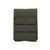 rear view of a military style handcuff pouch in ranger green rear view of a military style handcuff pouch in ranger green