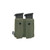 Rear view of Double pistol mag placard expansion in ranger green