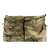 Rear view of the belt option on the multicam tactical military style insulated winter over pants Rear view of the belt option on the multicam tactical military style insulated winter over pants