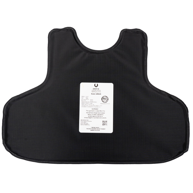 Front Garment of Model Argus Onyx Armor