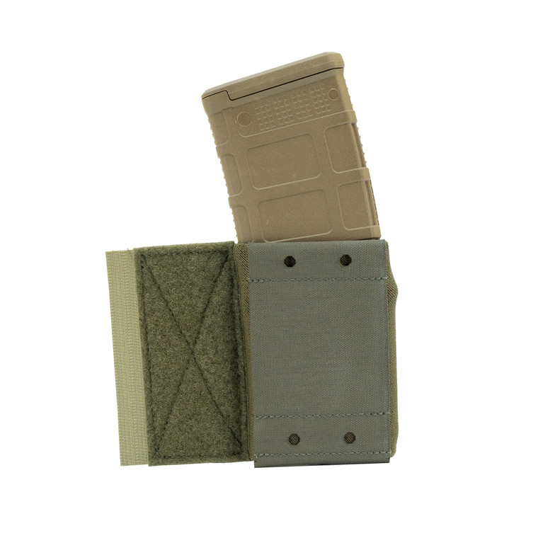 Front View of Sidekick Rifle Pouch in Ranger Green