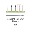 Carbide Burs. FG-256 Straight Flat-End Fissure. Clinic Pack of 100/bag