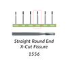 Carbide Burs. FG-1556 Straight Round End Fissure. 10 pcs.