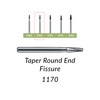 Carbide Burs. FG-1170 Taper Round End Fissure. 10 pcs.