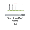 Carbide Burs. FG-1171-L Taper Round End Fissure. 10 pcs.