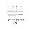 Carbide Burs. FG-171 Short Shank Taper Flat End Plain. 100 pcs/bag