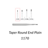 Carbide Burs. FG-1170 Taper Round End Plain. Clinic Pack of 100 pcs/bag
