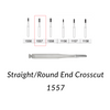 Carbide Burs. RA-1557 Straight Round End Crosscut. 10 pcs.