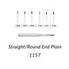 Carbide Burs. FG-1157 Short Shank  Straight Round End Plain. 10 pcs.