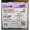 Sutures. PolySyn. 496B 4-0 18" C-6 3/8 Circle 19mm 12/Pk