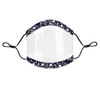 Fashion Clear Mask/Face Shield with Adjustable Straps.