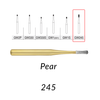 SS White Great White Bur FG-245 Pear 10/Pk (SSW - 18212)