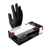 Absolute 100 Med.Grade Black Gloves Nitrile PF, 100/Box