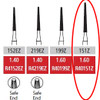 Alpen Carbide Bur Tungsten Friction Grip 151-Z 5/Pk