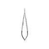 Hu-Friedy, Microsurgical Curved Castro Needle Holder, Diamond Dusted, 18 cm (7"), NHDCPVN