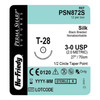Hu-Friedy, 3-0 Silk, Black 27 T-28 1/2 Circle, PSN872S