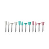 Coltene, KENDA C.G.I. Polishers for Composites, Compomers and Glass-Ionomers, Assortment, RA, 12pcs, 900.ASS.012