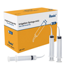 Dental Plastic Irrigation Syringe #412, 12mL with Curved Tip, 50/Box