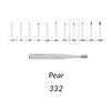 Carbide Burs. FG-332 Pear Shape. 10 pcs.