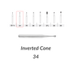 Carbide Burs. FG-34 Inverted Cone. Clinic Pack of 100 pcs/bag