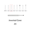 Carbide Burs. FG-35 Inverted Cone. Clinic Pack of 100 pcs/bag