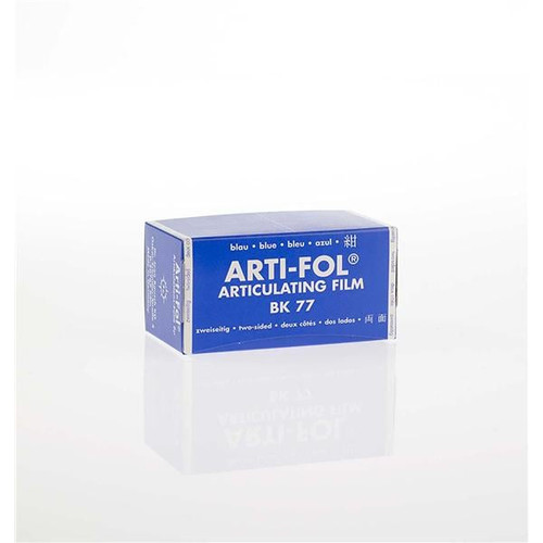 Arti-Fol II Articulating Film BK-77 Blue / Blue Double Sided Roll Refill Box