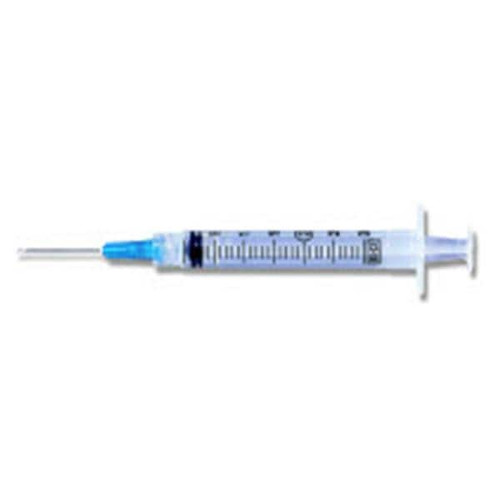 Syringe/Needle 3cc 21Gx1" Conventional 100/Box