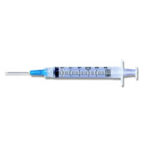 Syringe/Needle 3cc 21Gx1-1/2" Conventional 100/Box