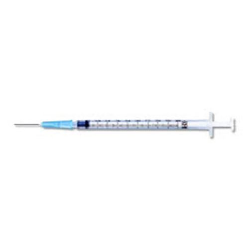 PrecisionGlide Syringe/Needle TB 1cc 27Gx1/2" Conventional 100/Box