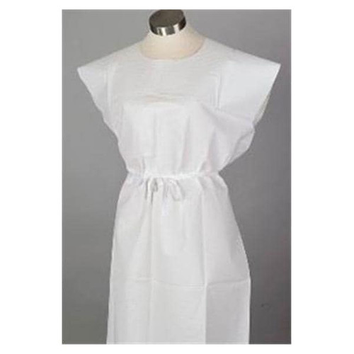 Patient Gown 30 in x 42 in White 50/Case