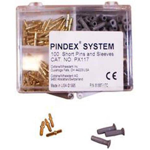Dowel Pin Pindex Pins/Sleeves PX117 Short 100/Pk