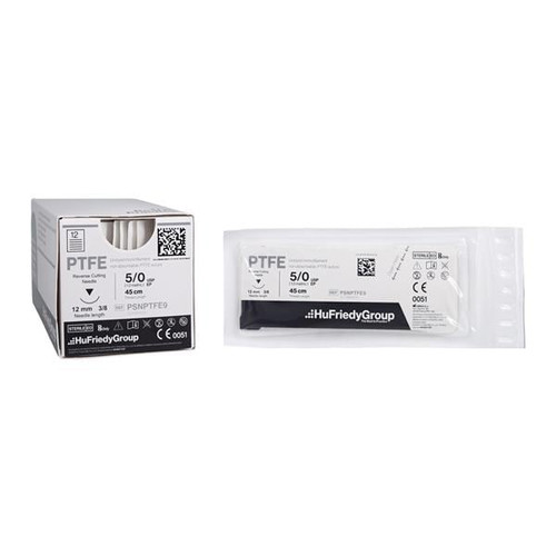 Perma Sharp Suture 5-0 PTFE 18" 12/Box (PSNPTFE9)