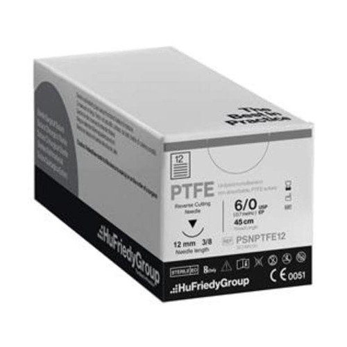 Perma Sharp Suture 6-0 PTFE 18" 12/Box (PSNPTFE12)