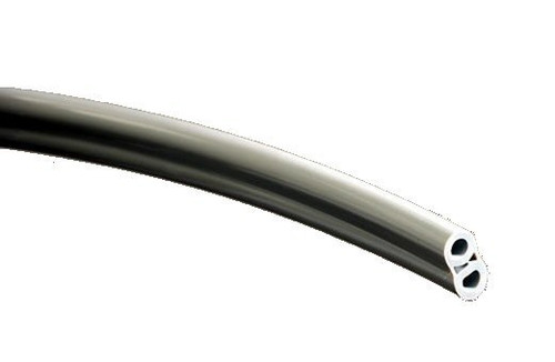 FC Tubing, 2 Hole, Poly Asepsis Gray; Box of 100ft