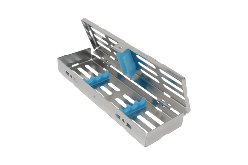 Sterilization Cassette for 3 Instruments - 180x55x22, W/O Lock, Non Detachable