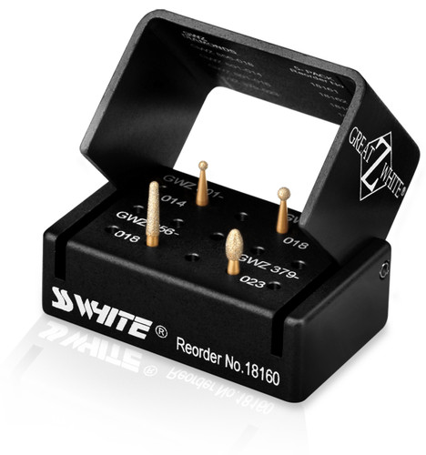 SS White, Great White Ultra Carbide Gw845KR-016, Pack 5, 18195-5