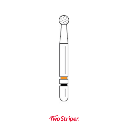 Two Striper Ztech Diamond Bur Friction Grip, 125ZF, 5/Pack