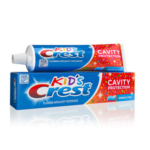 Procter & Gamble, Crest Kid's Cavity Protection Toothpaste, 2+ Years, Sparkle Fun, 4.6 oz Tube, 24/Case, 80702969