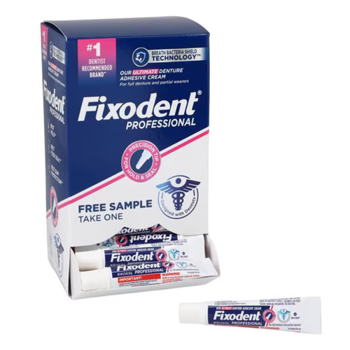 Procter & Gamble, Fixodent Professional Ultimate Denture Adhesive Cream, 0.35 oz, 50/Case, 80717506