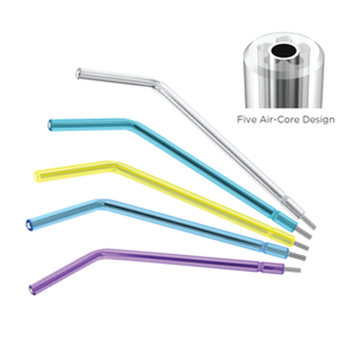 Pac-Dent, TruTip Plus Air/Water Syringe Tips, Clear with Metal core, 1500/pack, 108-1500C