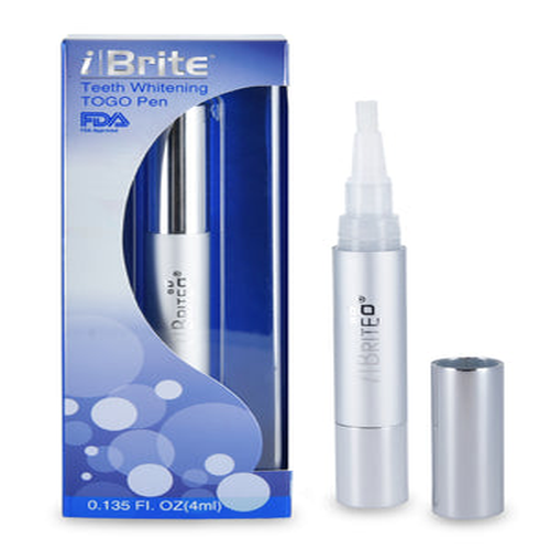 Pac-Dent, iBrite® Teeth Whitening TOGO Pen, 1 x 2.5cc iBrite® pen with brush tip, 6% H2O2, IBP-2H-6B