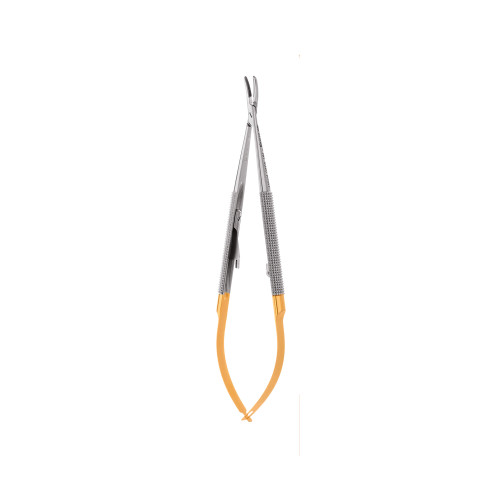 Hu-Friedy, Curved Castroviejo Perma Sharp Needle Holder, 14 cm (5.5"), NH5021RC