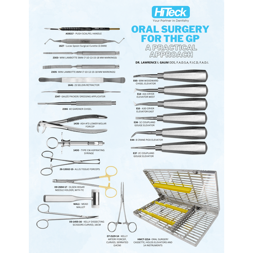 HiTeck, Dr. Larry Gaum's Oral Surgery for the GP Instrument Kit, LGSET